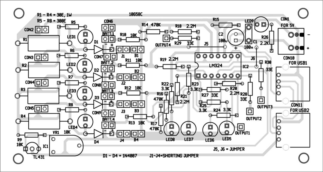 Battery Charger and Discharger Using USB Power Supply | DIY