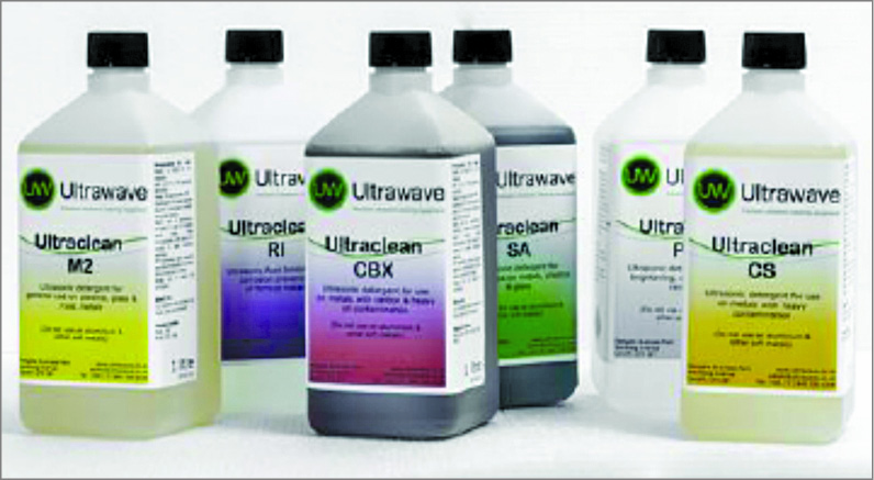 Ultrasonic cleaning solutions