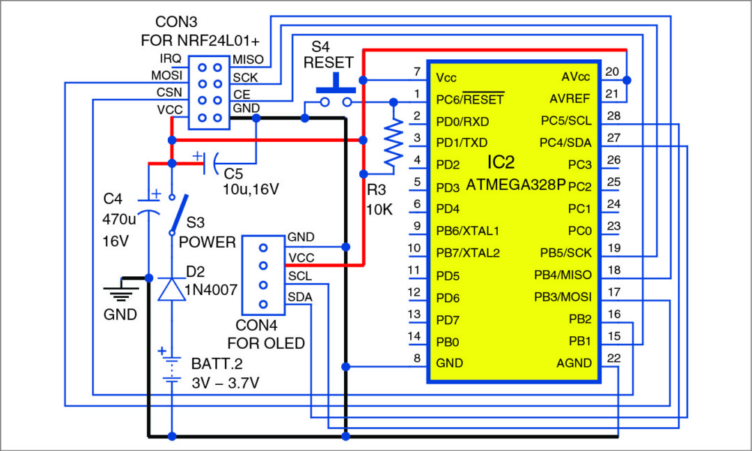 Ultra Low Power Sensor Hub Using nRF24L01 Modules