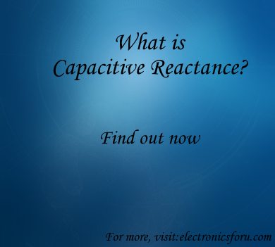 capacitive reactance