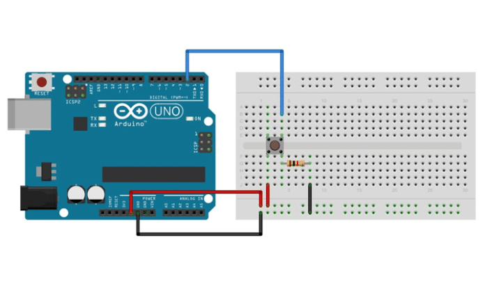 Ping Pong Game Using Arduino | Prototype Circuit Diagram