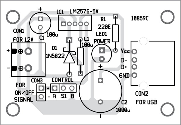 Add-On USB Power Circuit for UPS | Detailed Circuit Diagram Available