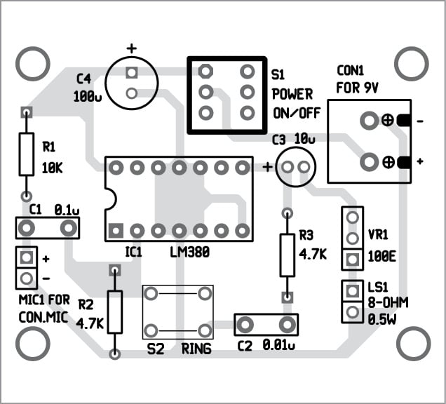 Super Simple Intercom | Detailed Circuit Diagram Available