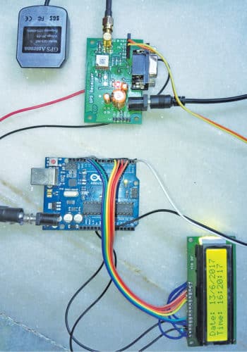 GPS clock using Arduino