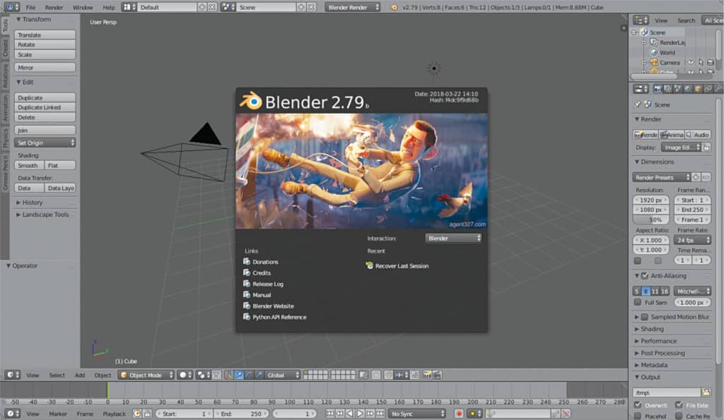 blender for mac scaling objects