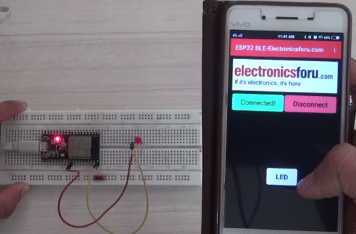 Home Automation using Bluetooth of ESP32 | Full Electronics Project