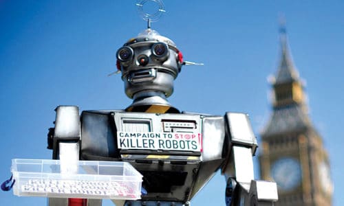 Campaign to stop killer robots (Credit: www.theguardian.com)