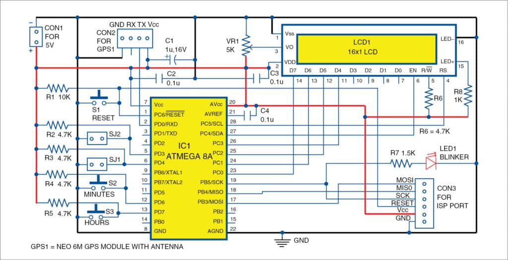 Simple And Low Cost Gps Clock Full Electronics Project