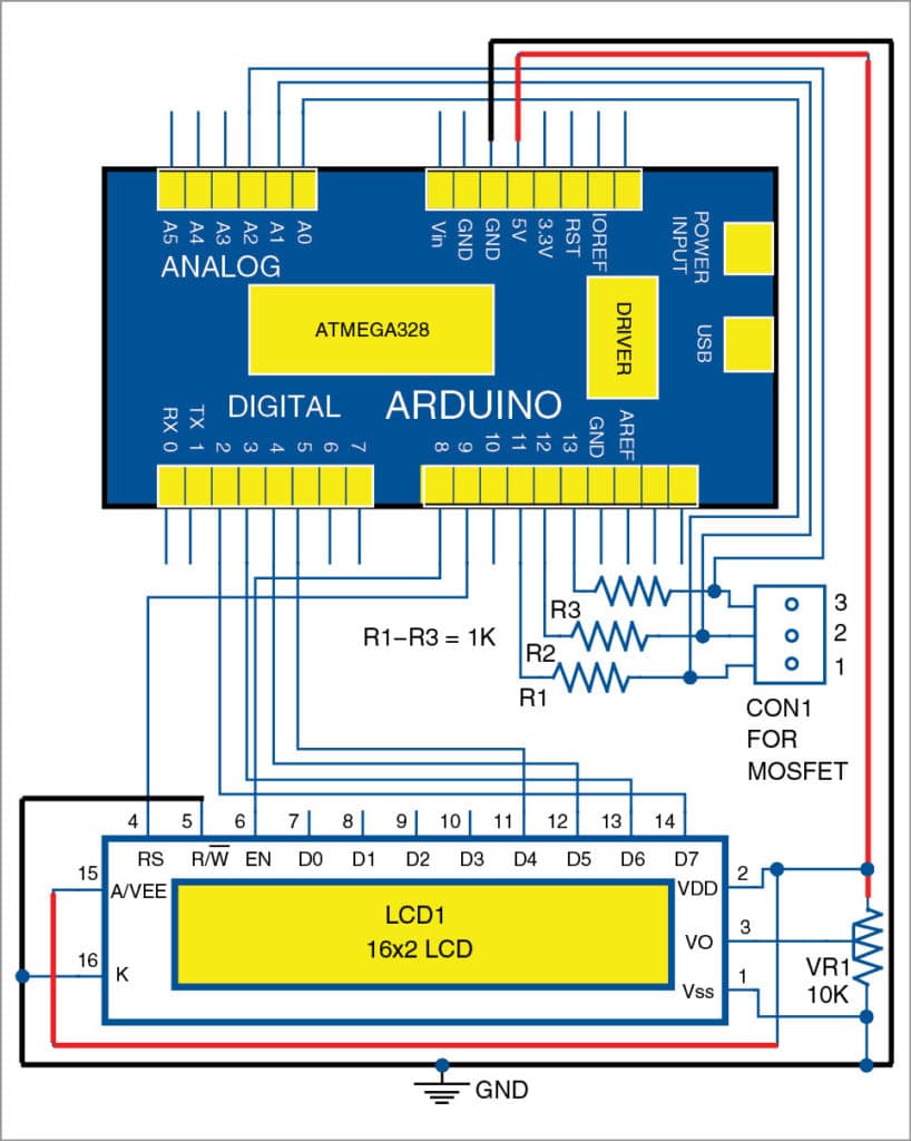 Circuit Diagram Of Mosfet Identification System Arduino Projects Hot Sex Picture 5646