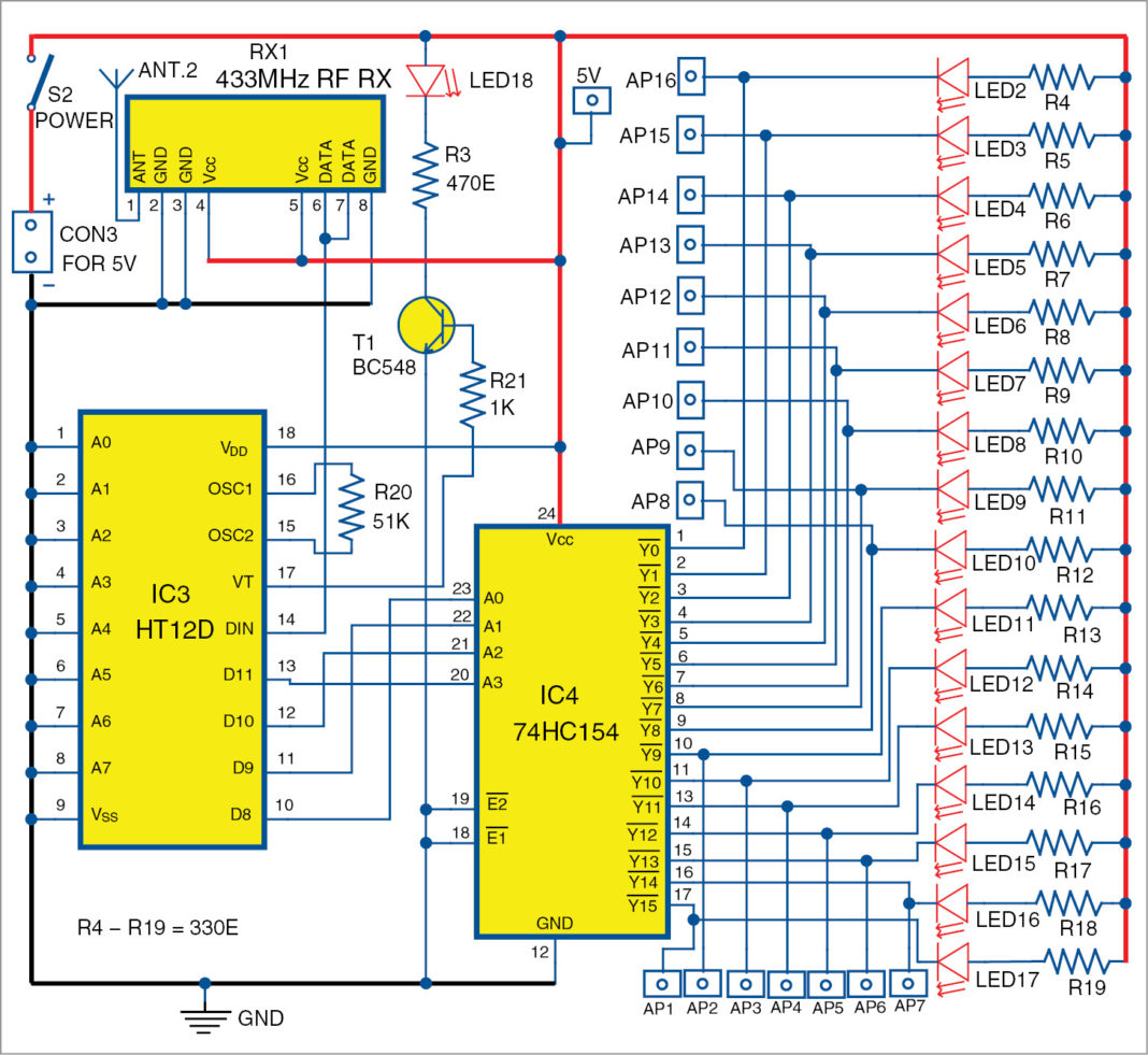 How to Control Multiple Appliances (upto 16) without Microcontroller