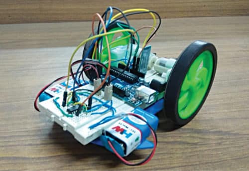 Authors’ prototype of the voice-controlled robotic car