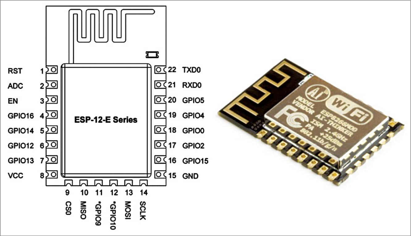 Esp8266 схема включения