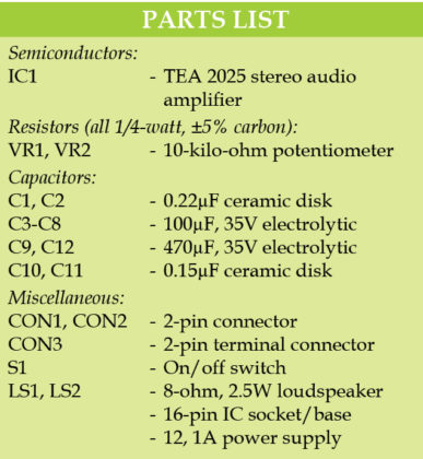 5W Stereo Audio Amplifier | Full Electronics Project