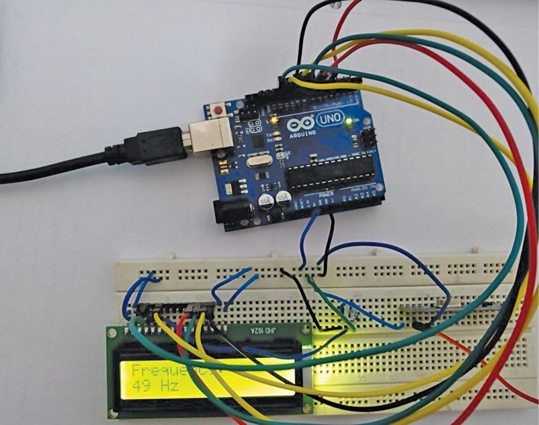 Arduino-Based Wireless Frequency Meter - Code and Circuit