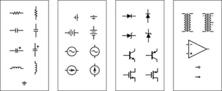 automotive electrical circuit symbols