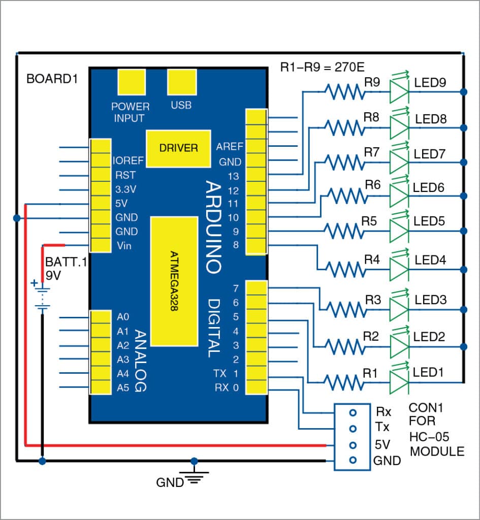 Control Light Animations Using Android App | Full Electronics Project