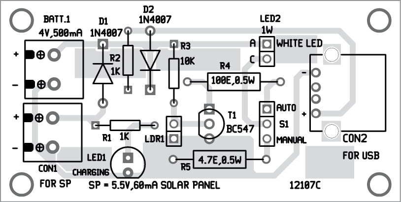 Portable Solar Lantern Cum Bedlight | Full Electronics Project