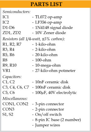 High Impedance Differential Probe For Oscilloscopes & Multimeters