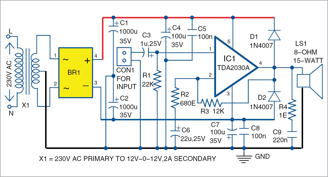 14-Watt Hi-Fi Audio Amplifier Using TDA2030A | Full DIY Project