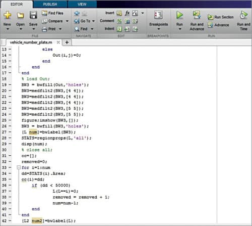 Vehicle Number Plate Detection Using MATLAB