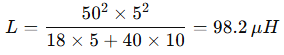 Coil Inductance Calculation