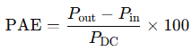 Power Added Efficiency Calculation Formula