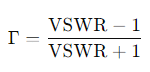 Reflection Coefficient Calculation