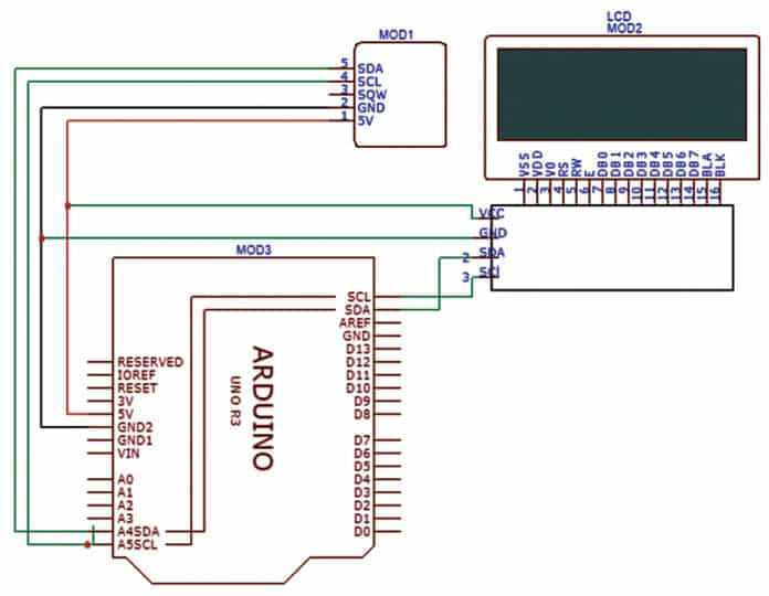 Arduino based Real-Time Digital Clock | Electronics Projects