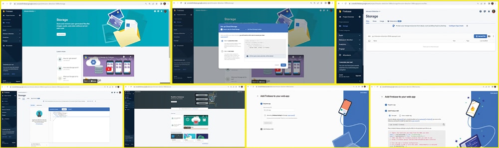 Firebase credentials for intrusion detection system