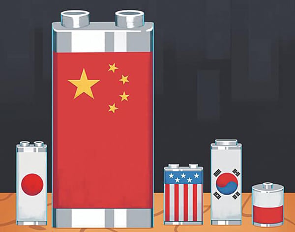 China leads the world’s LIB and is ahead in the SIB battery market as well