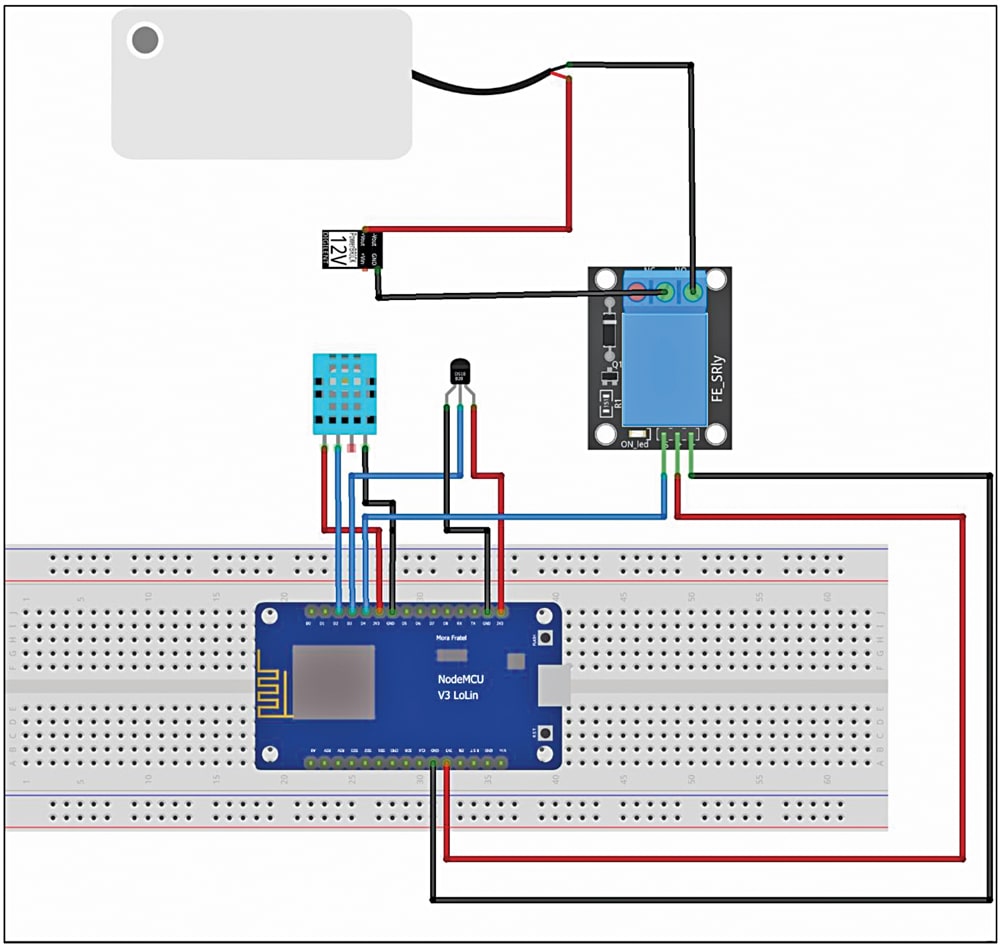 Hydroponic Automation System Circuit