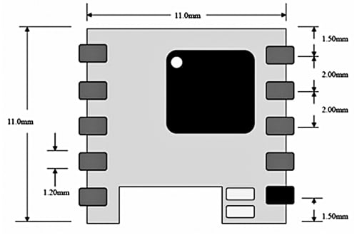 FM IC RDA5807M Footprint