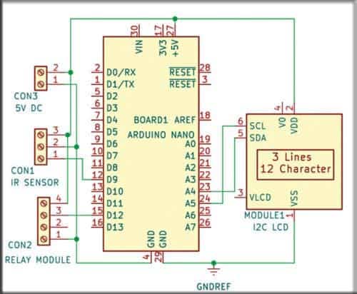 Proximity Sensor Switch Circuit