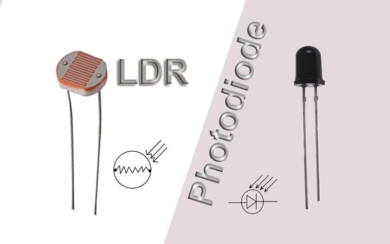 Difference Between LDR and Photodiode | LDR Vs Photodiode