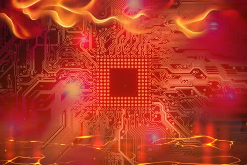 Researchers studied how temperatures up to 500 degrees Celsius would affect electronic devices made from gallium nitride, a key step in their multiyear research effort to develop electronics that can operate in extremely hot environments, like the surface of Venus.
Credits:Image: MIT News; iStock