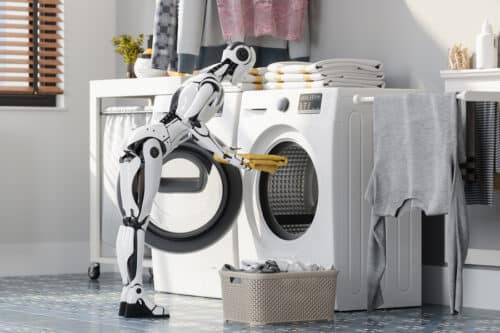 A new navigation method uses language-based inputs to direct a robot through a multistep navigation task like doing laundry.
Credits:Credit: iStock
