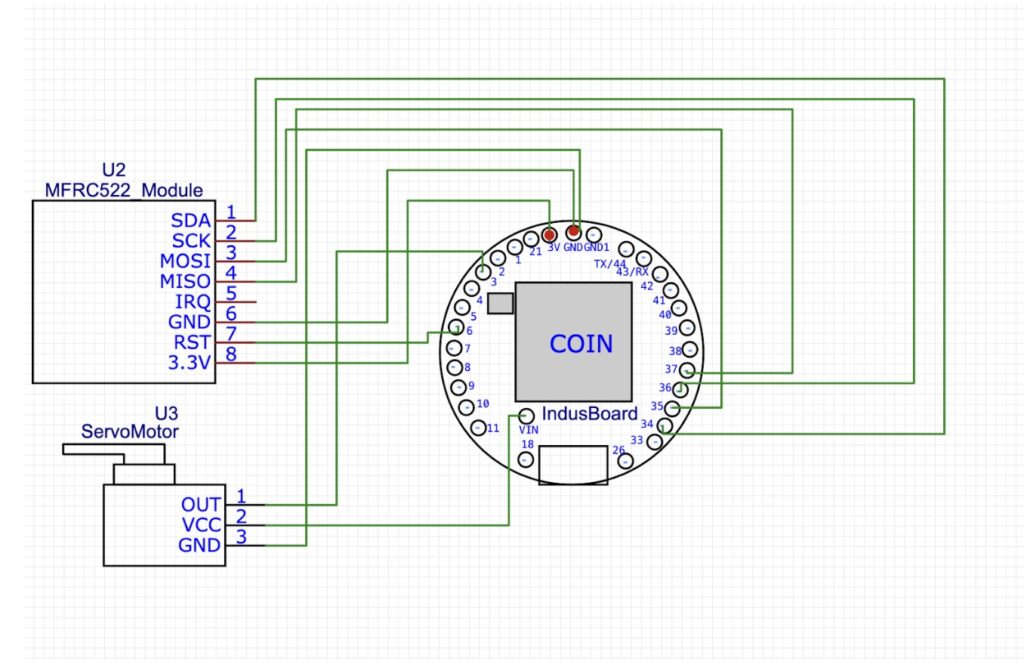 Contactless RFID Lock Circuit