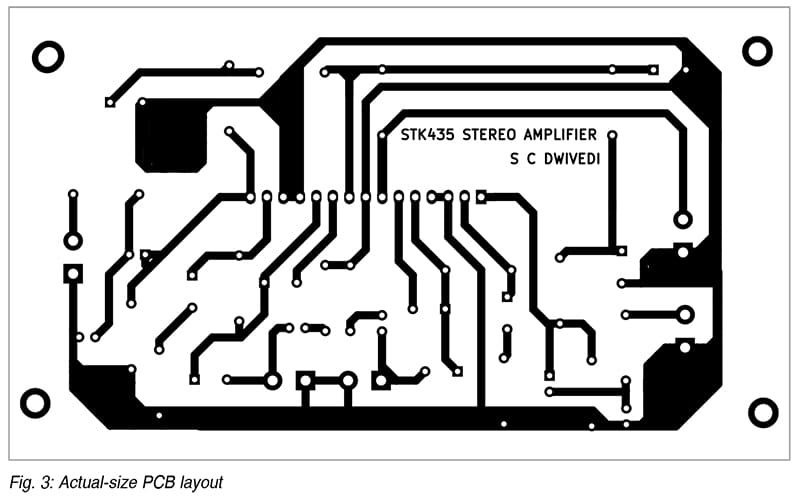 Stereo AF Amplifier PCB