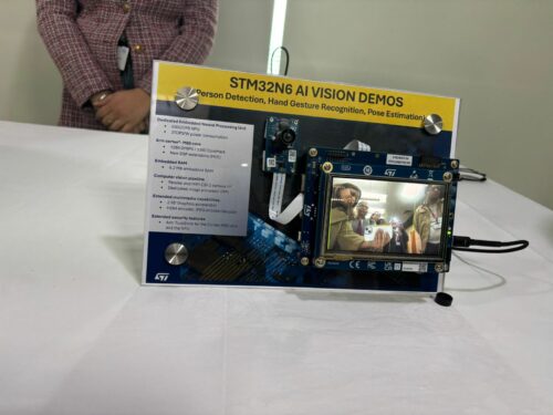 Demonstration of STM32N6 at STMicroelectronics office, Greater Noida