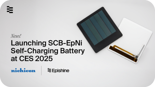 Nichicon and Epishine Launch Self-Charging Battery